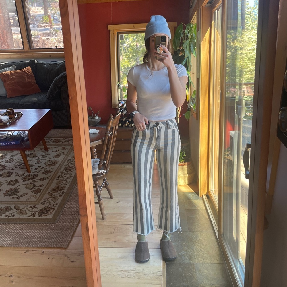 PAIGE Nellie striped jeans